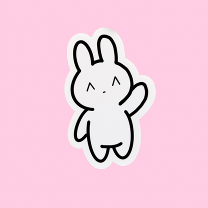 Zelah Bunny Hi - Sticker
