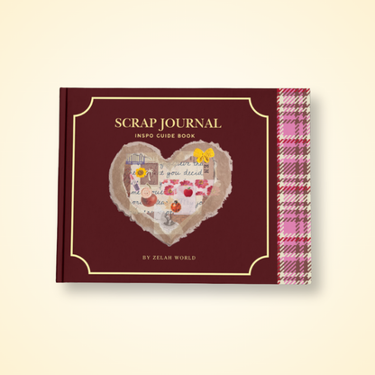 Scrap & Journal Inspo Guide book - Prompts, Layouts, Games & Free Sticker Sheet
