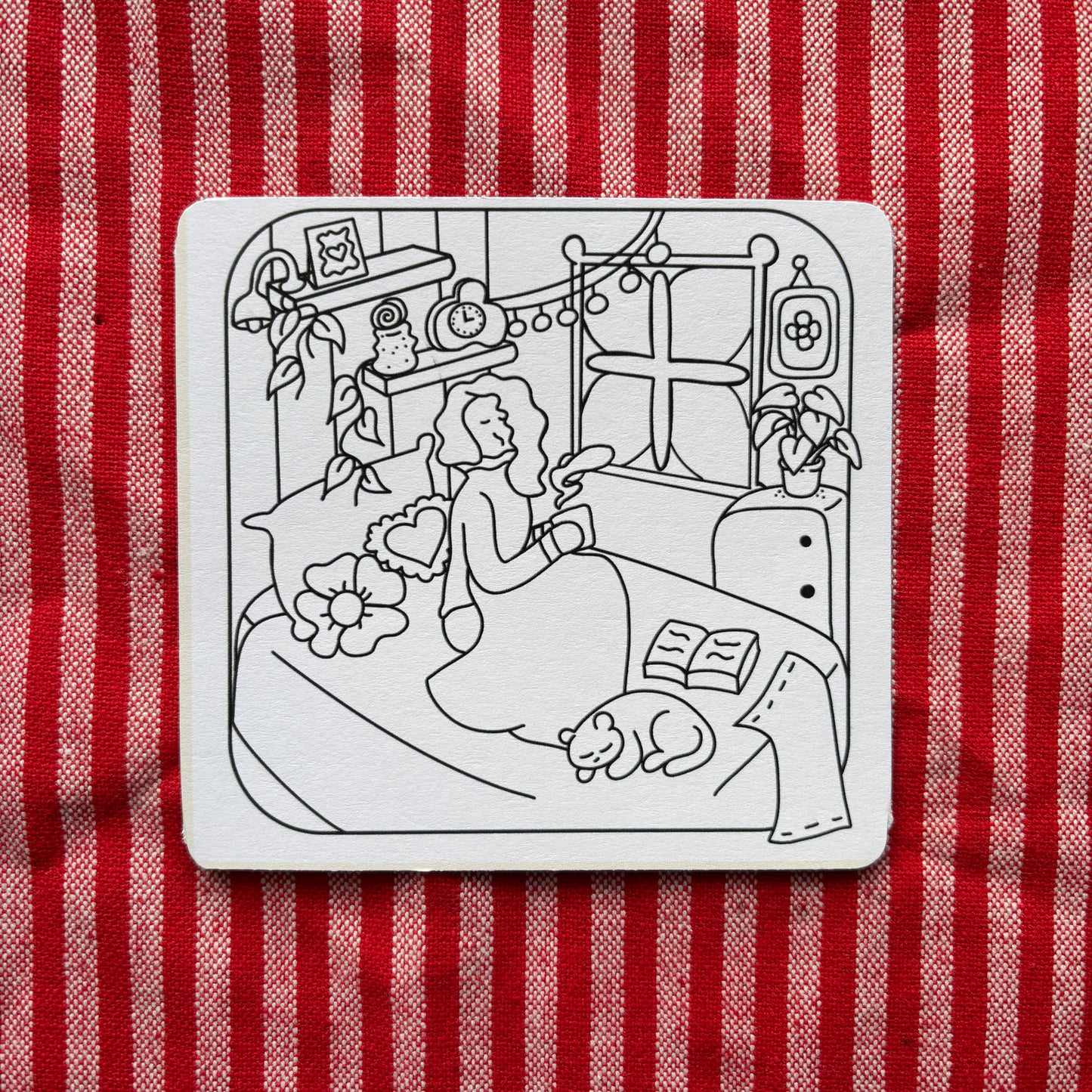 Mini coloring card - Skylar