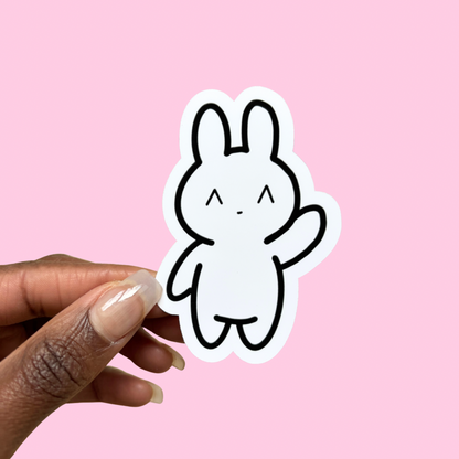 Zelah Bunny Hi - Sticker