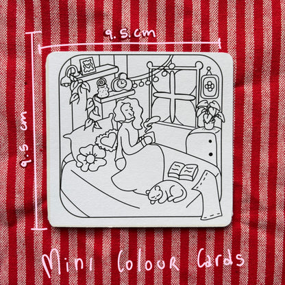 Mini coloring card - Skylar