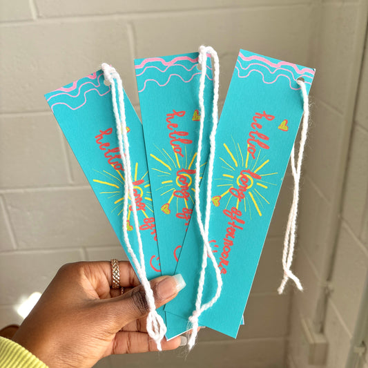 Book Mark - Hello long afternoons