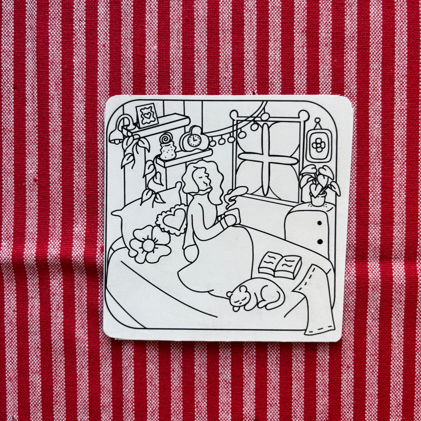 Mini coloring card - Skylar