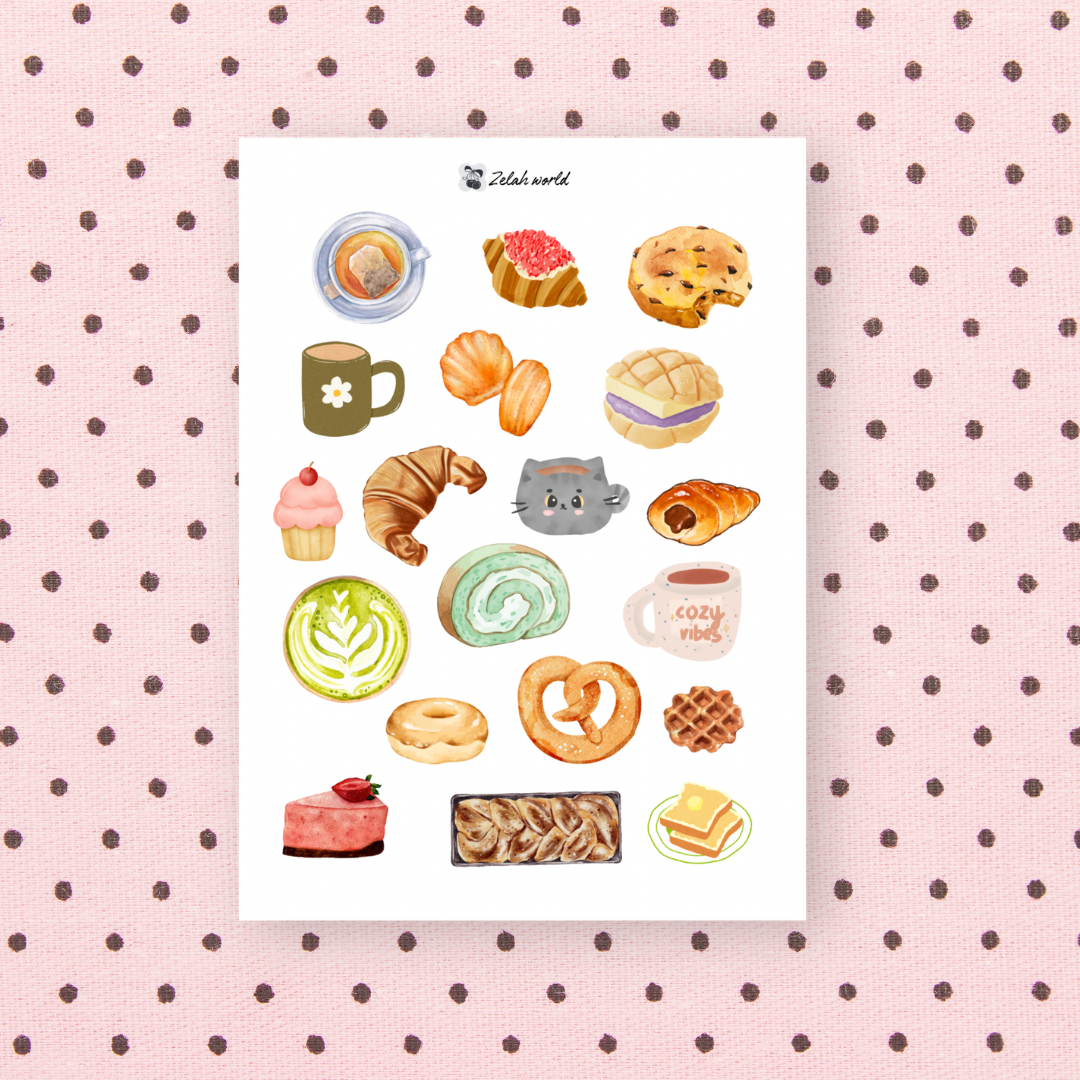 Sweet Treats, Sticker Sheet
