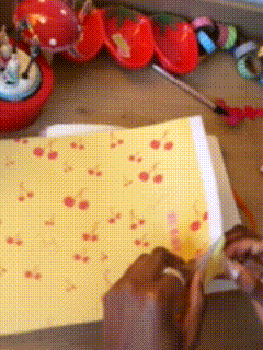 A4 Peel & Stick Journal Background Scrap Paper, Cherry Blossom - Spring Edition